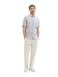 TOM TAILOR Kurzarmshirt Grau