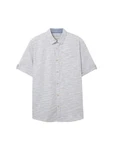 TOM TAILOR Kurzarmshirt Grau
