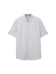TOM TAILOR Kurzarmshirt Grau