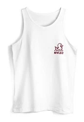 Neverless Tanktop Herren Backprint Good Vibes Only Quitsche-Ente Motivprint 