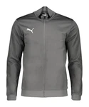 PUMA Sweatjacke teamGOAL Casual Trainingsjacke Dunkelgrau/Grau
