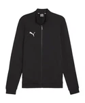 PUMA Sweatjacke teamGOAL Casual Trainingsjacke Schwarz/Rot/Grau