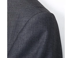 Allthemen Anzugsakko Slim Fit Businesssakko mit 1 Knopf Dunkelblau/Grau/Blau/Dunkelgrau