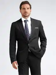 Anzugsakko Slim Fit Businesssakko mit 1 Knopf