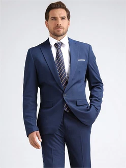 Allthemen Anzugsakko Slim Fit Businesssakko mit 1 Knopf