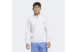 adidas Performance Sweatshirt ELEVATED 1/4-ZIP PULLOVER Weiß/Creme
