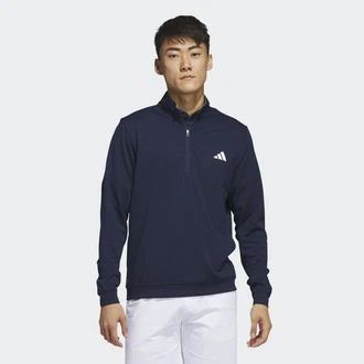 adidas Performance Sweatshirt ELEVATED 1/4-ZIP PULLOVER Dunkelblau/Blau/Hellblau