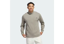 adidas Performance Sweatshirt ELEVATED 1/4-ZIP PULLOVER Hellgrau/Braun/Khaki/Grau/Beige