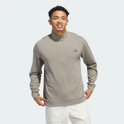 adidas Performance Sweatshirt ELEVATED 1/4-ZIP PULLOVER Hellgrau/Braun/Khaki/Grau/Beige