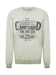 CAMP DAVID Sweatshirt anthrazit/rauchgrau/stone/oliv