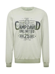CAMP DAVID Sweatshirt anthrazit/rauchgrau/stone/oliv