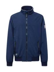 CAMP DAVID Übergangsjacke Blouson beige/blau/dunkelblau/braun