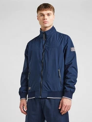 CAMP DAVID Übergangsjacke Blouson beige/blau/dunkelblau/braun
