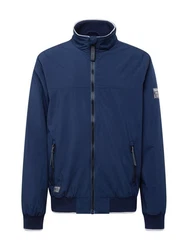 CAMP DAVID Übergangsjacke Blouson beige/blau/dunkelblau/braun