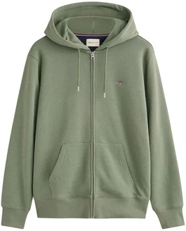Gant Hoodie REG SHIELD FULL ZIP HOODIE Dunkelgrün/Grün/Khaki/Hellgrün
