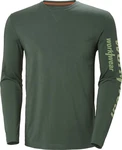 Helly Hansen Longsleeve Logo Dunkelgrün/Grün