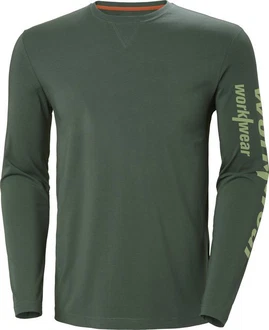 Helly Hansen Longsleeve Logo Dunkelgrün/Grün