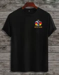 RMK T-Shirt Fan Trikot Rundhals Fußball Deutschland Germany EM 2024 Schwarz/Dunkelblau/Rot/Grau