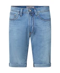 Pierre Cardin 5-Pocket Jeans Lyon Bermuda Blau/Hellblau