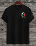 RMK T-Shirt Herren Fan Trikot Fußball Italien EM 2024 Schwarz/Mischfarben