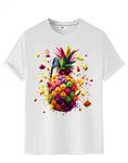 RMK T-Shirt Herren Basic Rundhals Gelb