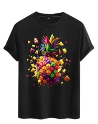 RMK T-Shirt Herren Basic Rundhals Gelb/Schwarz