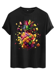 RMK T-Shirt Herren Basic Rundhals Gelb/Schwarz