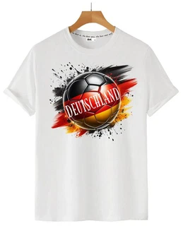 RMK T-Shirt Herren Shirt Trikot Fan Fußball Deutschland Germany EM WM Weiß/Rot/Braun/Blau/Creme/Orange/Dunkelrot RMK T-Shirt Herren Shirt Trikot Fan Fußball Deutschland Germany EM WM Weiß/Rot/Braun/Blau/Creme/Orange/Dunkelrot