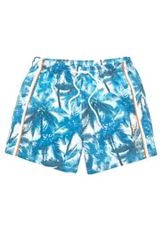 Badeshorts Innenslip, mit kleiner Innentasche, Gestasche mit Klettverschluss