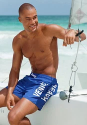 Venice Beach Badeshorts mit Innenslip Blau/Lila/Dunkelblau