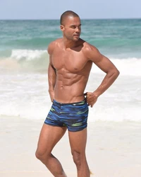 KangaROOS Boxer Badehose Blau/Türkis/Dunkelblau/Grün