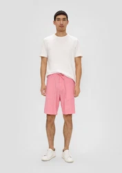 s.Oliver Bermudas Chino-Shorts Rot/Rosa/Weiß