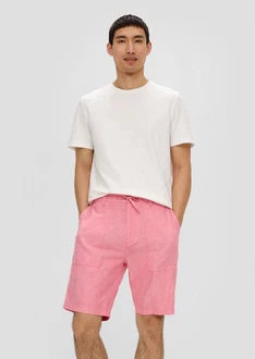s.Oliver Bermudas Chino-Shorts Rot/Rosa/Weiß