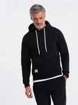 OMBRE Kapuzenpullover Känguru-Sweatshirt Herren Schwarz