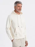OMBRE Kapuzenpullover Känguru-Sweatshirt Herren Creme/Beige/Khaki/Weiß/Gelb