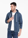 OMBRE Kapuzenpullover BASIC Herren Sweatshirt Dunkelblau/Hellblau/Blau/Grau