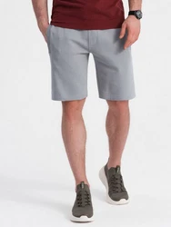 OMBRE Sweatshorts Herrenshorts Hellgrau/Grau