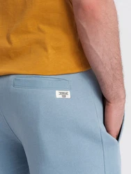 OMBRE Sweatshorts Herrenshorts Hellblau/Blau