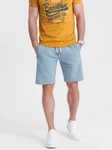 OMBRE Sweatshorts Herrenshorts Hellblau/Blau