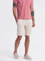 Sweatshorts Herrenshorts aus Strick mit Kordelzug in der Taille und Taschen