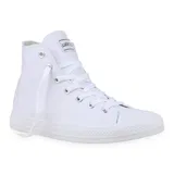 Weiße Stoff Sneaker image