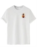 RMK T-Shirt Herren Basic Rundhals Weiß/Rosa/Orange/Creme/Gelb