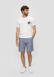 s.Oliver Bermudas Chino-Shorts Weiß/Creme