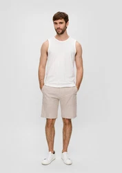 s.Oliver Bermudas Chino-Shorts Weiß/Khaki/Creme/Grau