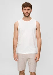 Bermudas Chino-Shorts aus Leinenmix mit elastischem Bund