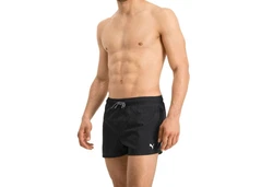 PUMA BODYWEAR Badehose Beachwear Short Shorts Schwarz/Dunkelblau/Dunkelgrau