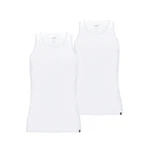 PUMA BODYWEAR Unterhemd mit Rundhals-Ausschnitt Weiß/Dunkelblau PUMA BODYWEAR Unterhemd mit Rundhals-Ausschnitt Weiß/Dunkelblau