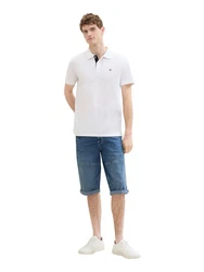 TOM TAILOR 3/4-Jeans MORRIS Weiß/Creme/Hellblau