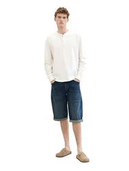 TOM TAILOR 3/4-Jeans MORRIS Weiß/Hellblau/Dunkelblau/Creme/Beige