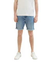 TOM TAILOR Jeansbermudas JOSH Weiß/Creme/Beige/Hellblau